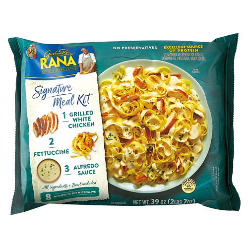 Rana Grilled White Chicken Fettuccine Alfredo Sauce Meal Kit, 39 oz
